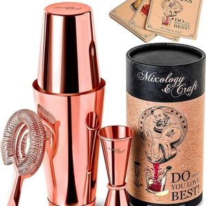 Mixology Cocktail Shaker Boston Shaker Set Professional Weighted Martini Shakers